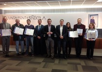 Empresas y servicios públicos de Peñíscola reciben su diploma acreditativo del Sicted