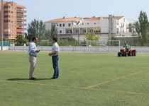 Peñíscola pone a punto su campo de fútbol para el inicio de la temporada
