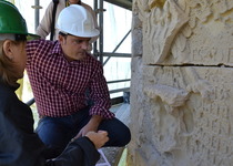 Acaban las obras de restauración de los exteriores de la Torre Badum en Peñíscola