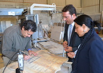 El Ayuntamiento de Peñíscola restaura tres placas conmemorativas que ocupaban parte de la muralla renacentista