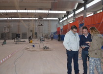 Las obras del pabellón polideportivo municipal de Peñíscola finalizarán en los próximos días