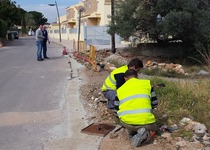 Comienza la ejecución de la instalación para el alumbrado del Camino Cervera, a través de los Planes Provinciales