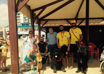 El Ayuntamiento de Peñíscola amplía y mejora el servicio del Punto Accesible de la Playa Norte por el incremento exponencial de usuarios