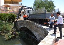 El Ayuntamiento de Peñíscola finaliza la primera fase de desbroce y poda de cañas de acequias y marjal