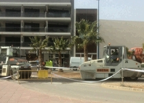 Las nuevas rotondas y el asfaltado de viales en Peñíscola tras las obras de la depuradora, en marcha