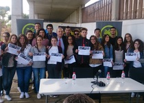 Los alumnos del instituto Alfred Ayza participan en el taller de guión del festival Castelló Negre